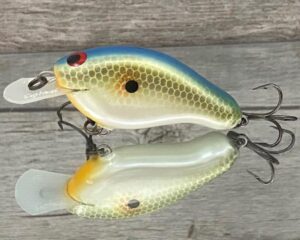 Greenfish Tackle - Stray Dog - Custom Balsa Crankbait - Citrus Shad Color