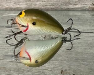 Black Label Balsa - Wreck Jr. - Signature Series Crankbait - Foiled Olive Shad Color