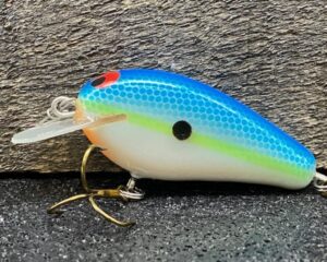 Tim Earick's Buck Creek Lures - Money Maker #2 - Custom Balsa Crankbait - Batson Blues Color
