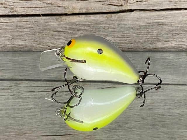 Black Label Balsa - Wreck Jr. - Custom Balsa Squarebill Crankbait - Haze  Color - Wood Bait Country