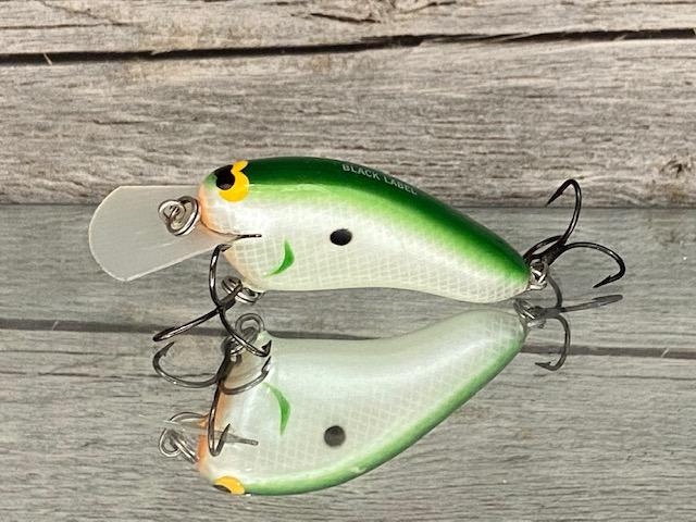 Black Label Balsa - Hickster - Balsa Crankbait - Lime Shad Color