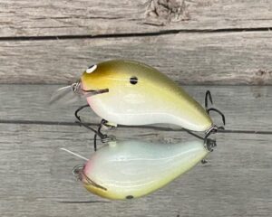 Black Label Balsa - Head Hunter - Custom Balsa Squarebill Crankbait - Morning Dawn Color - Zoom WEC E-2