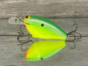 Black Label Balsa - Bacon - Balsa Crankbait - Apple Back Color