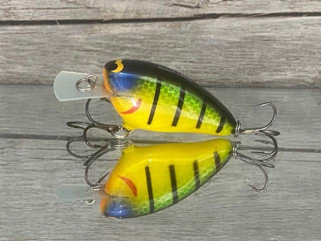 Black Label Balsa - Bacon - Balsa Crankbait - Bandit Gill Color - Wood Bait  Country