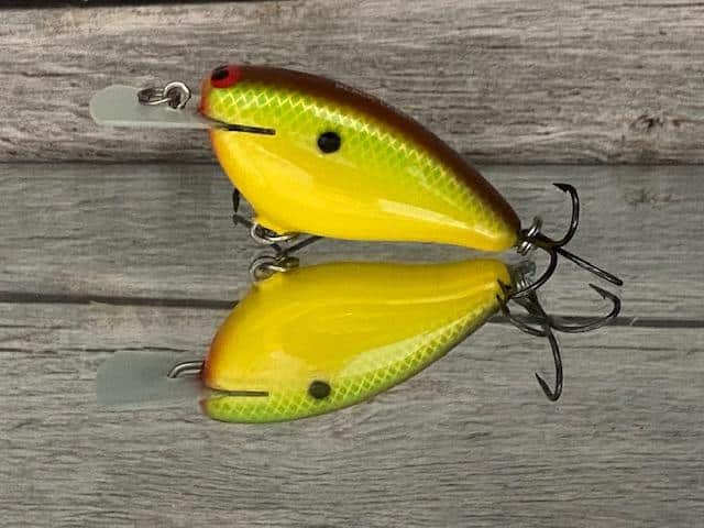 Black Label Balsa - Bacon - Balsa Crankbait - Chartreuse Classic