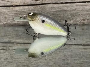 Black Label Balsa - Bacon - Balsa Crankbait - Chartreuse Shad Color