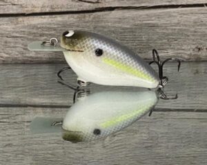 Black Label Balsa - Bacon - Balsa Crankbait - Chartreuse Shad Color