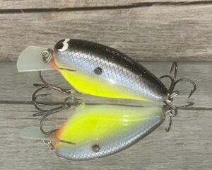 Black Label Balsa - Bacon - Balsa Crankbait - Chartreuse Magic Color