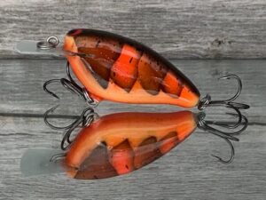 Black Label Balsa - Bacon - Balsa Crankbait - Fall Craw Color