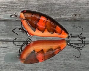 Black Label Balsa - Bacon - Balsa Crankbait - Fall Craw Color