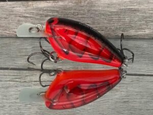 Black Label Balsa - Bacon - Balsa Crankbait - Fire Craw Color