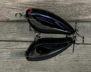 Black Label Balsa - Bacon - Balsa Crankbait - Lights Out Color