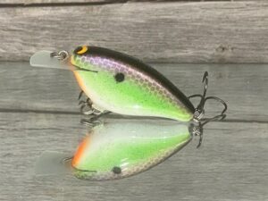 Black Label Balsa - Bacon - Balsa Crankbait - Mardi Gras Color