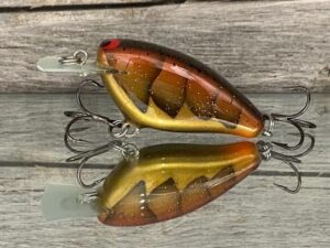 Black Label Balsa - Bacon - Balsa Crankbait - Roadkill Craw Color