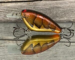Black Label Balsa - Bacon - Balsa Crankbait - Roadkill Craw Color