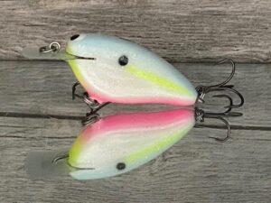 Black Label Balsa - Bacon - Balsa Crankbait - Sexy Flamingo Color