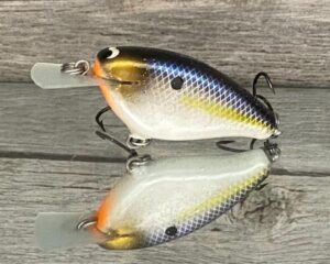 Black Label Balsa - Bacon - Balsa Crankbait - Threadfin Shad Pearl Color