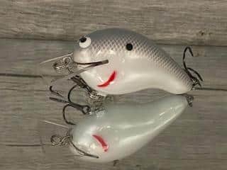 Black Label Balsa - Head Hunter - Custom Balsa Squarebill Crankbait - Grey  Ghost- Zoom WEC E-2 - Wood Bait Country