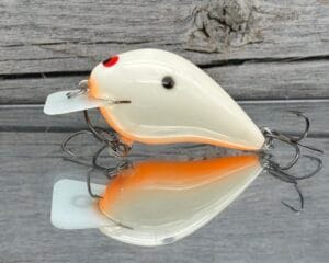 Black Label Balsa - CBS 1 - Balsa Squarebill Crankbait - Bone Color - Bagley B1