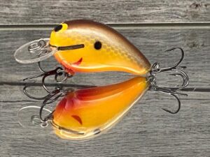Black Label Balsa - Rumble - Custom Balsa Crankbait - Bandit Khaki Color