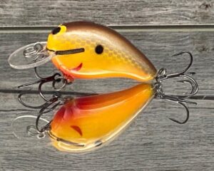 Black Label Balsa - Rumble - Custom Balsa Crankbait - Bandit Khaki Color