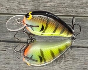 Black Label Balsa - Rumble - Custom Balsa Crankbait - Bold Bluegill Color