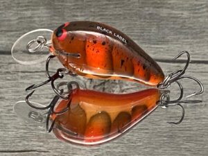 Black Label Balsa - Rumble - Custom Balsa Crankbait - Fall Craw Color