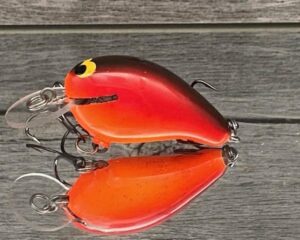 Black Label Balsa - Rumble - Custom Balsa Crankbait - Hot Salsa Color