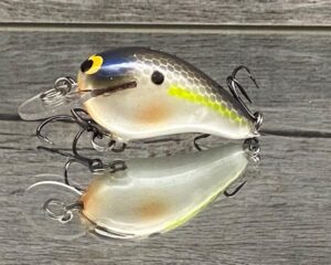 Black Label Balsa - Rumble - Custom Balsa Crankbait - Magic Shad Color