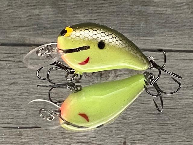 Black Label Balsa - Rumble - Custom Balsa Crankbait - Moon Shine Color -  Wood Bait Country