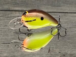 Black Label Balsa - Rumble - Custom Balsa Crankbait - River Bream Color