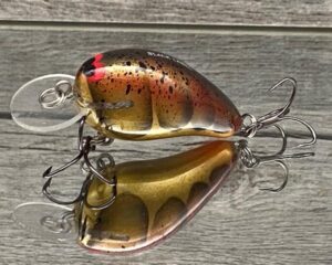 Black Label Balsa - Rumble - Custom Balsa Crankbait - Roadkill Craw Color