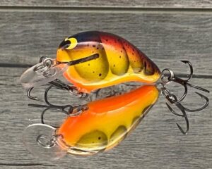 Black Label Balsa - Rumble - Custom Balsa Crankbait - Spring Craw Color