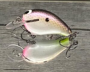 Black Label Balsa - Rumble - Custom Balsa Crankbait - Triple Threat Shad Color