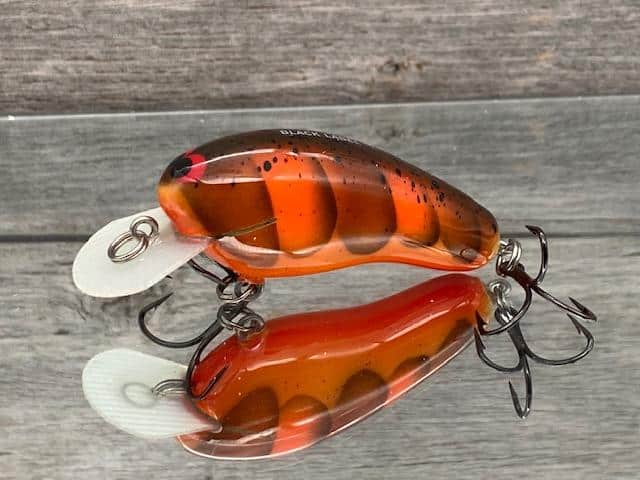 Black Label Balsa - Sandman - Custom Balsa Crankbait - Fall Craw Color - Zoom  WEC Sand Flea - Wood Bait Country