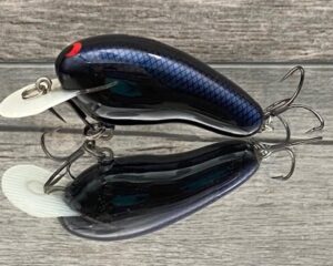 Black Label Balsa - Sandman - Custom Balsa Crankbait - Lights Out Color - Zoom WEC Sand Flea