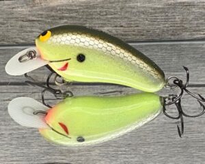 Black Label Balsa - Sandman - Custom Balsa Crankbait - Moon Shine Color - Zoom WEC Sand Flea