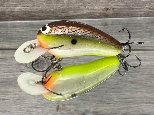 Black Label Balsa - Sandman - Custom Balsa Crankbait - Slick Color - Zoom  WEC Sand Flea - Wood Bait Country