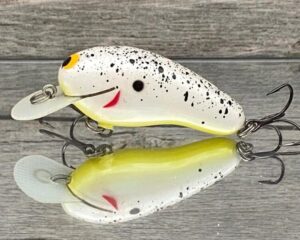 Black Label Balsa - Sandman - Custom Balsa Crankbait - Splatterback Color - Zoom WEC Sand Flea