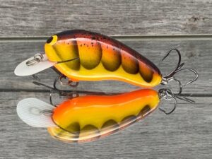 Black Label Balsa - Sandman - Custom Balsa Crankbait - Spring Craw Color - Zoom WEC Sand Flea
