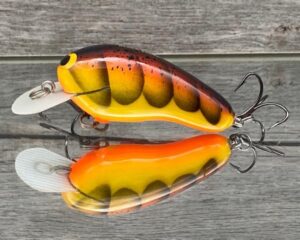 Black Label Balsa - Sandman - Custom Balsa Crankbait - Spring Craw Color - Zoom WEC Sand Flea