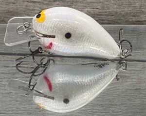 Black Label Balsa - Wreck Signature Series Crankbait - White Knight Color - Zoom WEC E-1