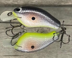 Greenfish Tackle - Stray Dog - Custom Balsa Crankbait - Blush Shad Color