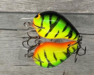 Black Label Balsa - Wreck - Balsa Squarebill - Fire Tiger Color - Zoom WEC E-1