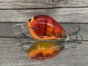 Black Label Balsa - Wreck Signature Series Crankbait - Blue Fire Claw Color - Zoom WEC E-1