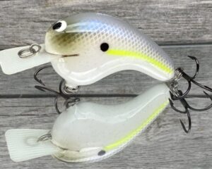 Black Label Balsa - Potbelly - Hybrid Squarebill Crankbait - Chartreuse Shad Color