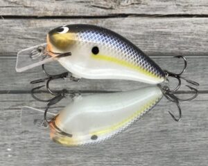 Black Label Balsa - BL 1.5 - Balsa Squarebill - Threadfin Shad Pearl Color