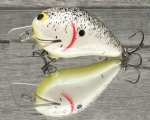 Black Label Balsa - Ricochet Jr. - Custom Balsa Crankbait - Splatter Back Color