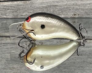Black Label Balsa - Ricochet - Custom Balsa Crankbait - Pearl Black Back Color