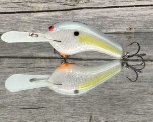 Black Label Balsa - Double D - Deep Diving Balsa Crankbait - Sexy Foil Shad